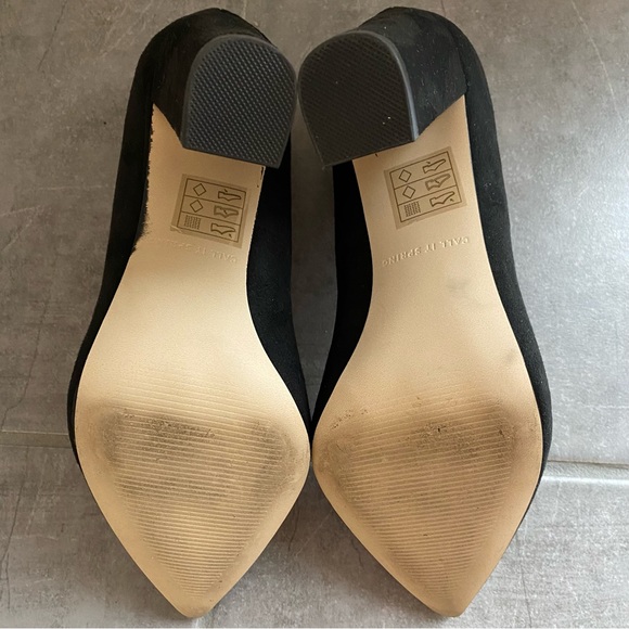 Call it Spring Black Suede Heels, US size 6.5 - Picture 4 of 5
